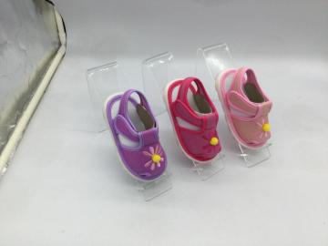 new infant girl sandal with sound flower