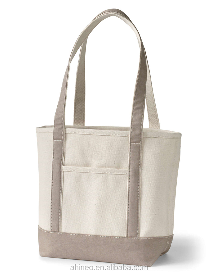 Aangepaste grote milieuvriendelijke opvouwbare blanco RUBUSBAAR CANVAS Women Handtas TOTE TAG MET GUSSET VOOR KLACHTENPROMOTIE