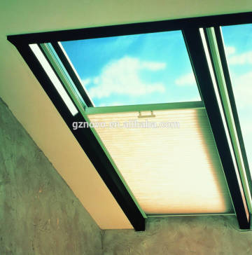 New designed 25mm honeycomb blind/NOVO wireless honey comb skylight -honey comb motors