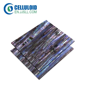 Pearl oyster shell celluloid for drum wrap