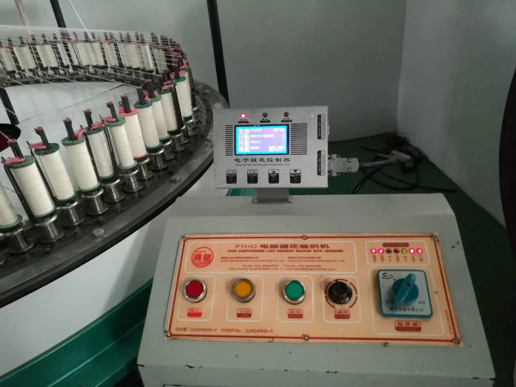 máquina trenzadora de encaje lace braiding machine
