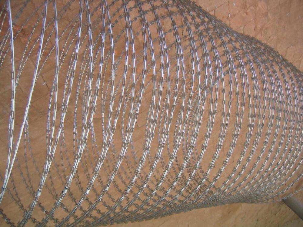 High Quality Hot galvanized Razor Barbed Wire Concertina