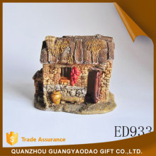 Folk art miniature house sculpture souvenir items gift item
