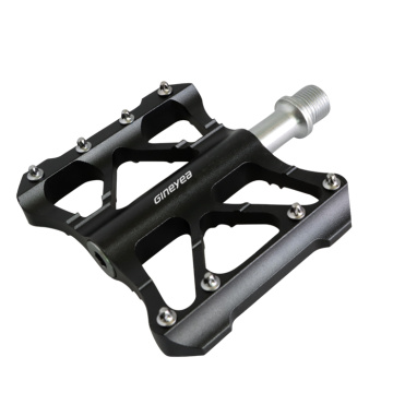 Sepeda Gunung Sepeda Jalan Sepeda Hitam CNC mesin aluminium pedal datar