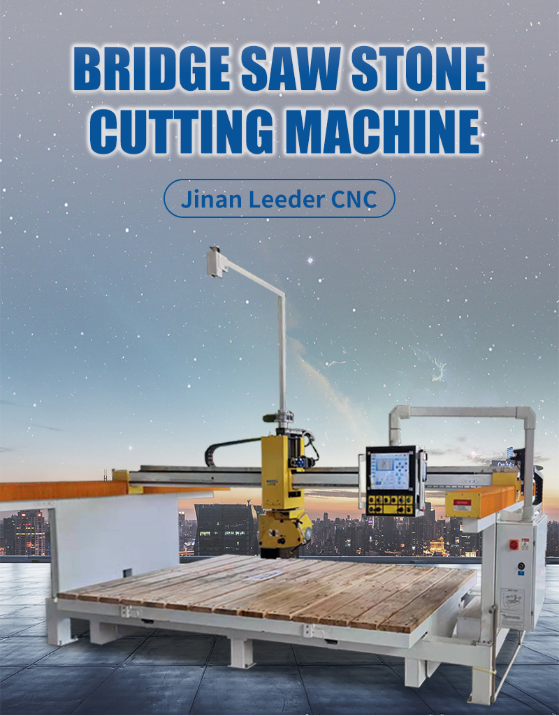 Diamond wire saw cutting steel used granite bridge saw stone cutting machine bridge saw table