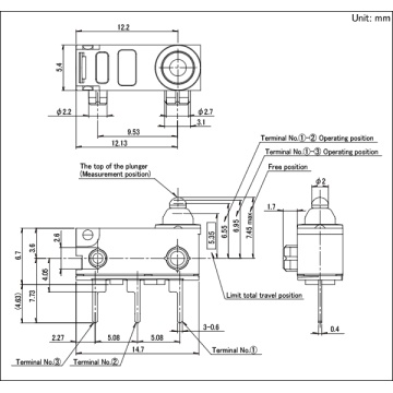 ALPS Waterdicht type Detectieschakelaar