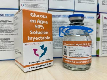 50ml 50% Glucose Solution Injection Glass Bottle