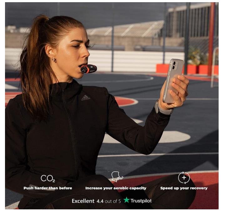 Breathing Exercise Device Guided Smart Breathing Trainer Muscle Trainer for Enhanced Lung Capacity Physical Performance