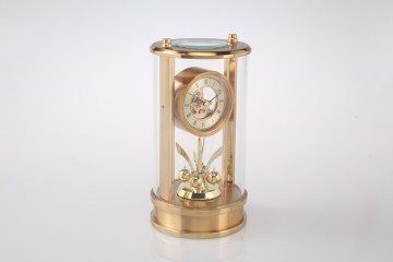 Glass table clock,promotional glass clocks,glass desk clock