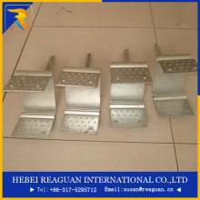 hot dipped galv. U form pole anchor with screw