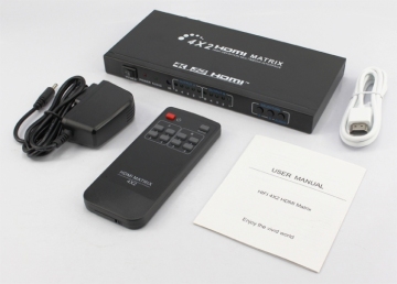 4K HDMI Matrix 4 HDMI input and 2 HDMI output