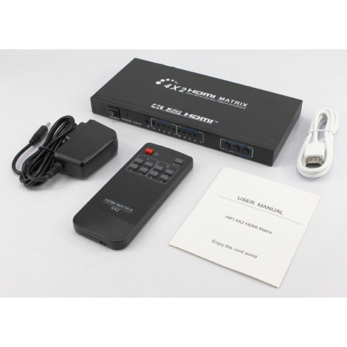 4K HDMI Matrix 4 HDMI input and 2 HDMI output