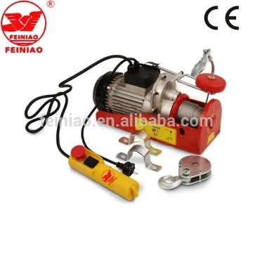 Mini electric pa hoist ,mini electric wire rope hoist,electric hoist price