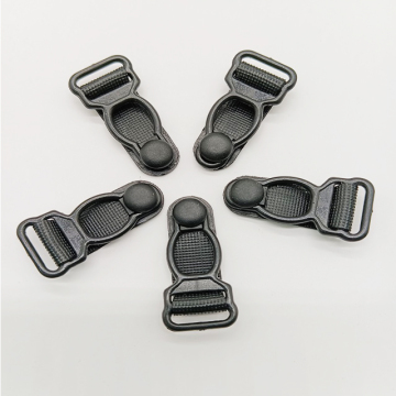 Nylon Gourd Garter Button Bra Accessory with Buckle and Plastic Clips