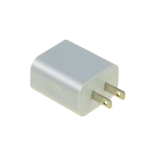 12W pengecas telefon bimbit Putih USB Wall Charger