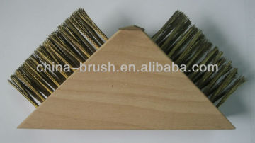 metal scraper deck brush head/steel wire