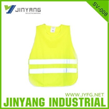 child high vis reflective security vest