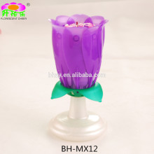 2016 Hot Sale Rotating Rose Candles wit Fireworks for Vanletien's