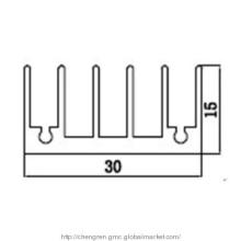 Aluminium extrude alloy heat sink