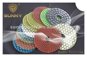 diameter 150mm Diamond Abrasive Pad Diamond Polishing Pad