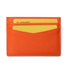 Aangepaste naam Diy Orange Card Holder en Keychain