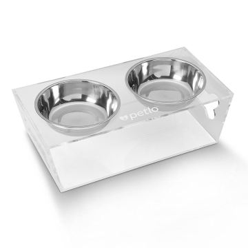 2018 Newest Raised Acrylic Dog Feeder