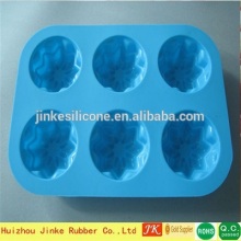 2014 Factory price heart shape silicone soap mold