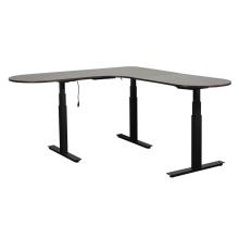 3 Legs L Shape Electrically Adjustable Desk