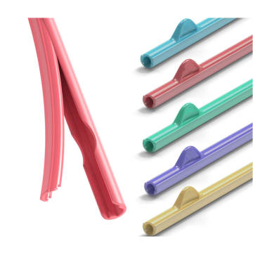 Custom Silicone Straws Snap Open Easy Rengöring