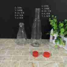 150ml 300ml High Quality Airtight Glass Juice Beverage Bottle with Lid