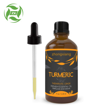 100% organic Turmeric Essential Oil or Curcuma oil