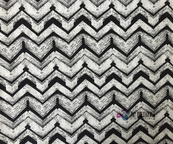 Geometric Pattern Design 100% Rayon Fabric