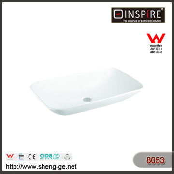 8053 New design chaozhou factory sanitary ware wash counter basin