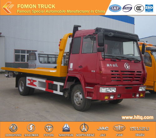 SHACMAN AOLONG 4x2 platform wrecker road truck