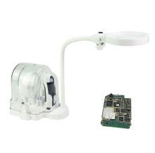 6 LED Lighted Desktop Magnifier Lamp with Stand