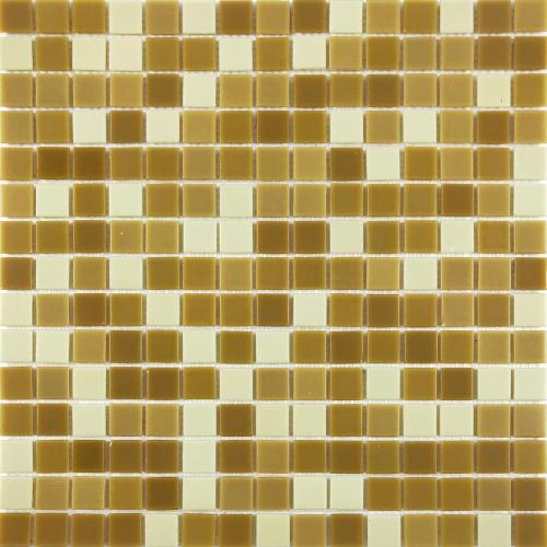 Tessere di mosaico di vetro classico non dot Malt Yellow