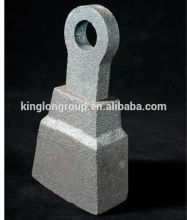 bimetal laminated 700BHN crusher spares swing hammer