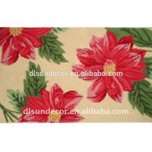 High quality hand hooked Christmas decorations rugs