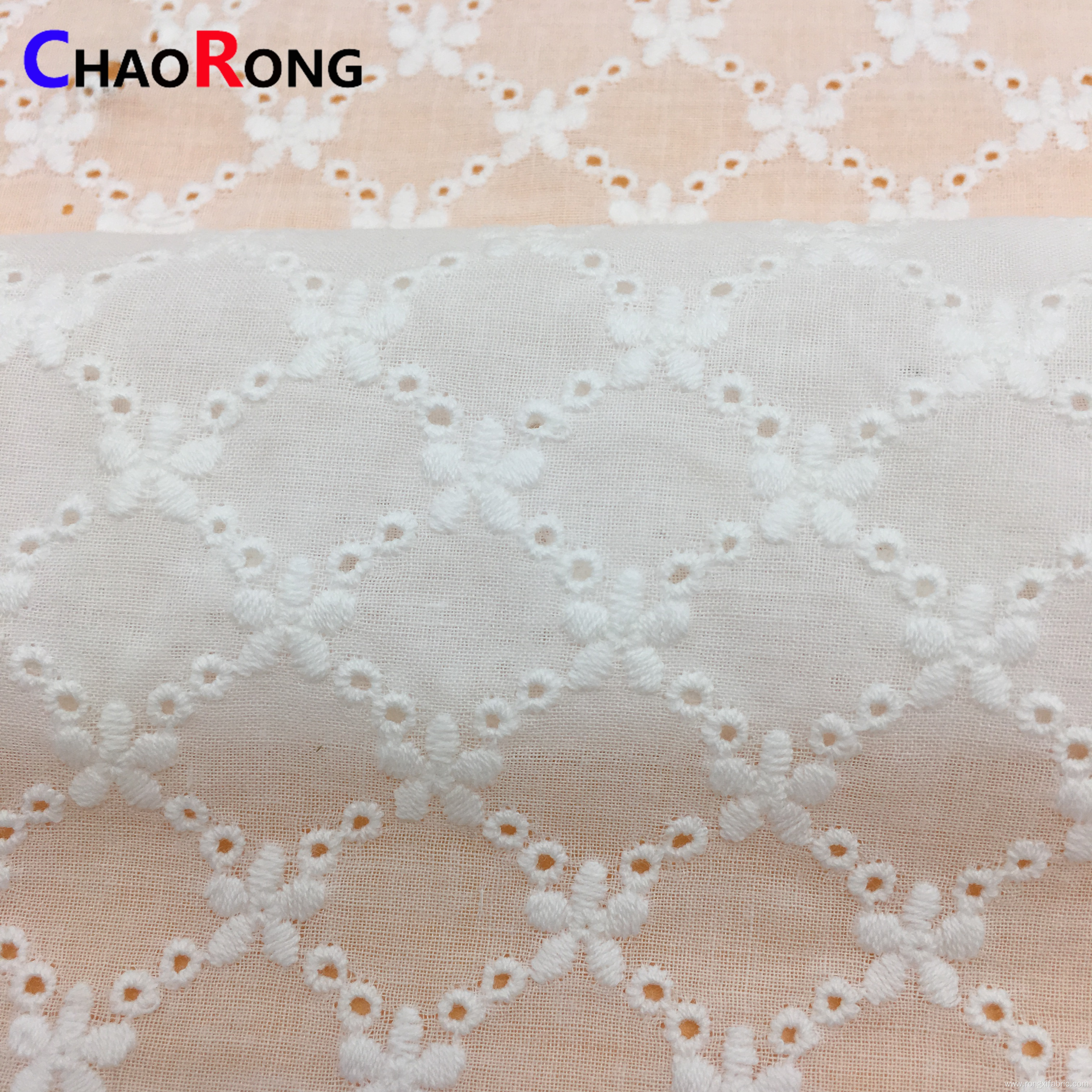 Professional Cotton Flower Fabric With CE Certificate
