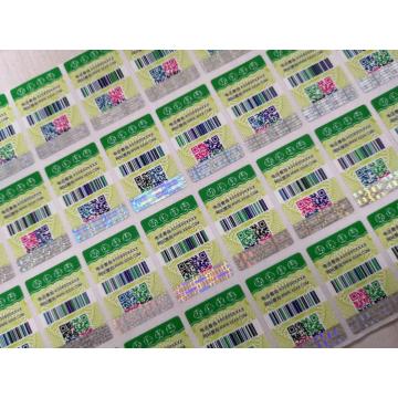 Mengubah warna stiker hologram kode QR