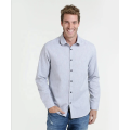 Niestandardowe koszule męskie z długim rękawem w 100% bawełniane w kratę