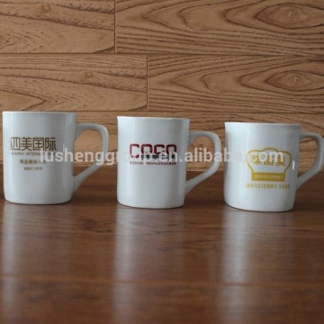 ceramic coffee mug with spoon/white sublimation spoon mug