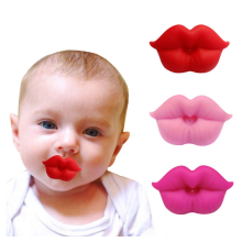 BPA Free Funny Lips Baby Pacifiers