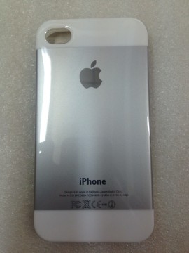 TPU material mobile phone case for Iphone5S (silver color)