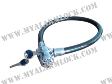 Motorcycle Alarm Cable Lock, Heavy Duty Alarm Wire Lock