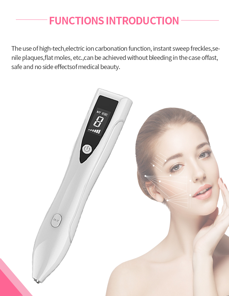 Laser Freckle Removal Machine Skin Tag Removal Pen Mole Dark Spot Face Wart Tag Remover plasma pen