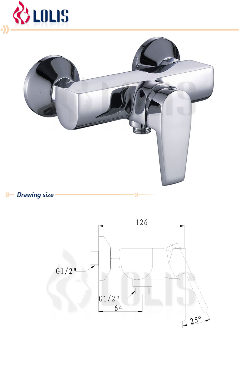 B0048-E Single Handle Brass bathroom faucet&bathroom faucet&Bathroom Shower