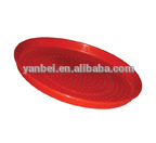 DIA. 350MM ROUND SHAPE PLASTIC CHICKS FEED PAN