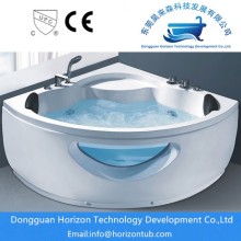 Corner freestanding whirlpool baths