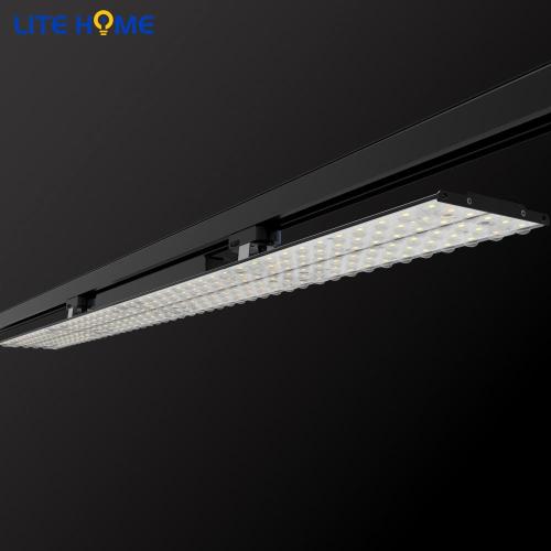 éclairage sur rail led noir dimmable